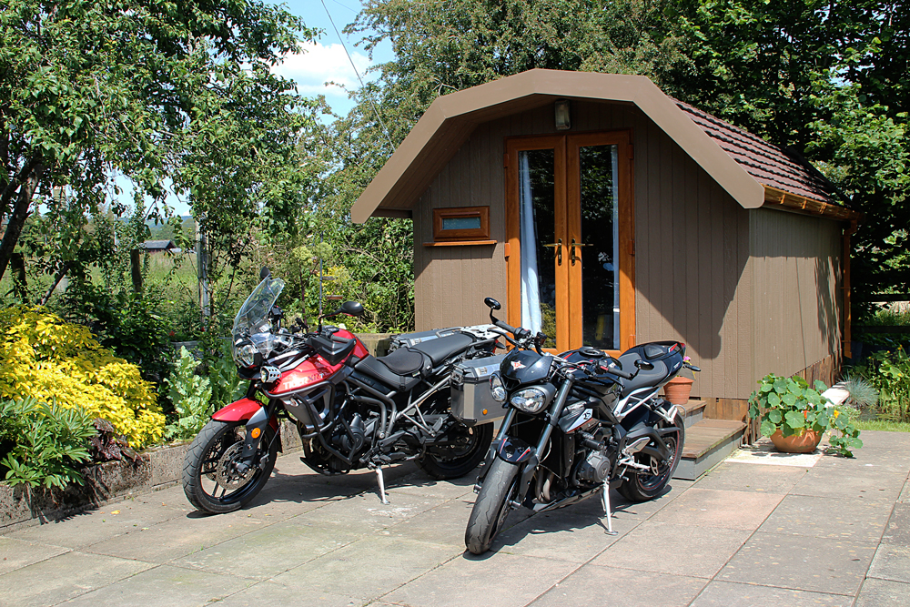 The Lodge with bikes